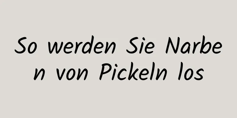 So werden Sie Narben von Pickeln los