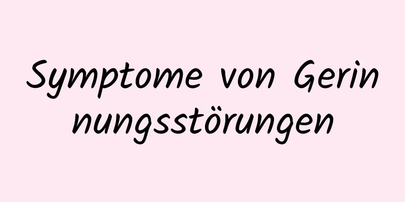 Symptome von Gerinnungsstörungen