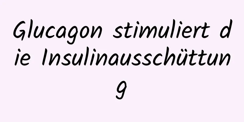 Glucagon stimuliert die Insulinausschüttung