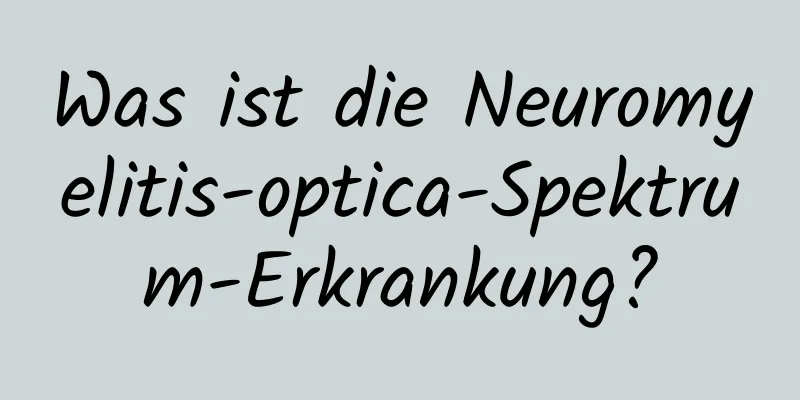 Was ist die Neuromyelitis-optica-Spektrum-Erkrankung?