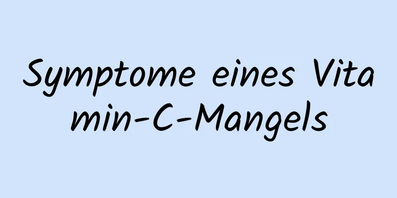 Symptome eines Vitamin-C-Mangels