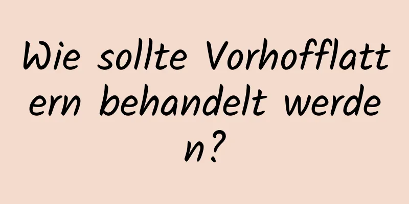 Wie sollte Vorhofflattern behandelt werden?