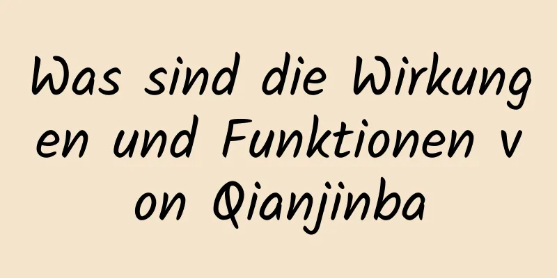 Was sind die Wirkungen und Funktionen von Qianjinba