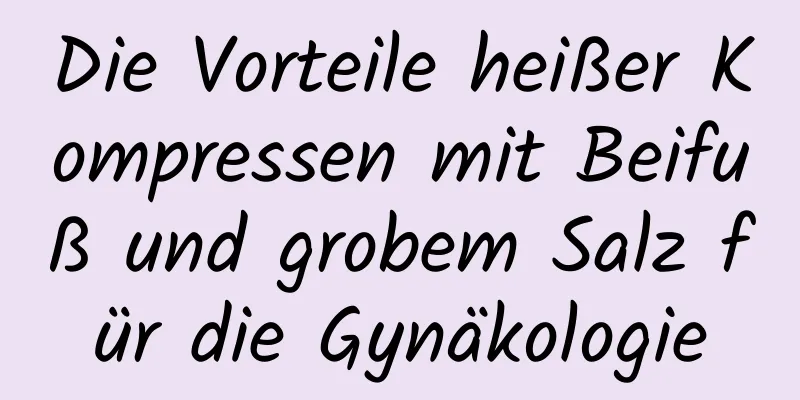 Die Vorteile heißer Kompressen mit Beifuß und grobem Salz für die Gynäkologie