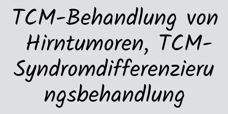 TCM-Behandlung von Hirntumoren, TCM-Syndromdifferenzierungsbehandlung