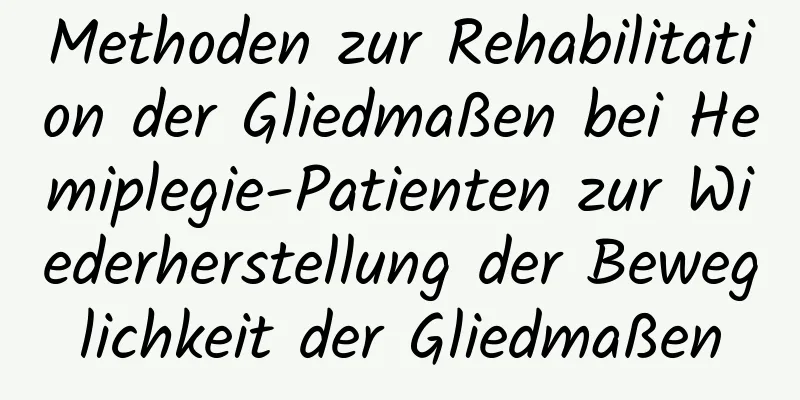 Methoden zur Rehabilitation der Gliedmaßen bei Hemiplegie-Patienten zur Wiederherstellung der Beweglichkeit der Gliedmaßen