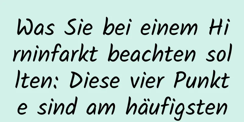 Was Sie bei einem Hirninfarkt beachten sollten: Diese vier Punkte sind am häufigsten