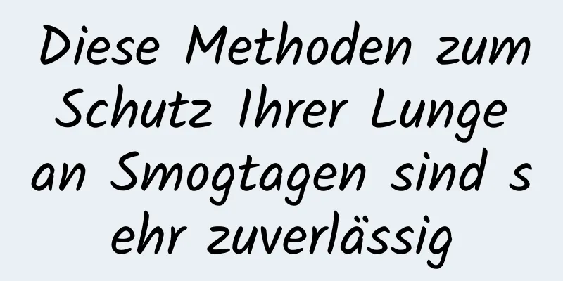 Diese Methoden zum Schutz Ihrer Lunge an Smogtagen sind sehr zuverlässig