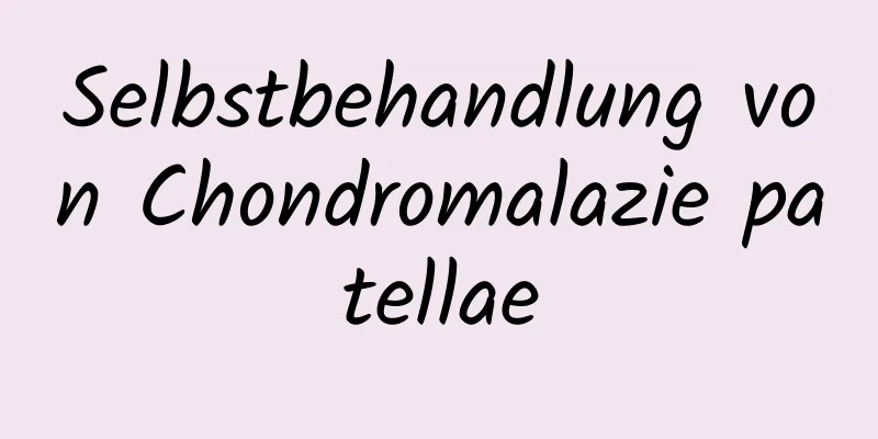 Selbstbehandlung von Chondromalazie patellae