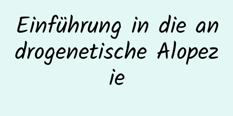 Einführung in die androgenetische Alopezie