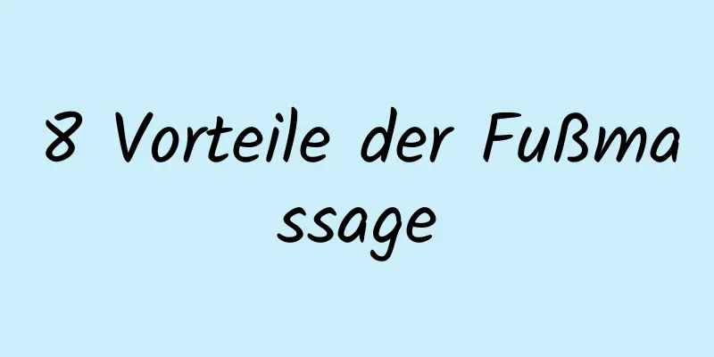 8 Vorteile der Fußmassage