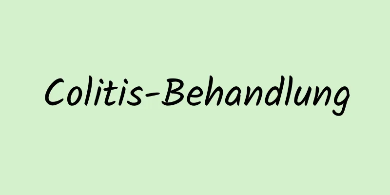 Colitis-Behandlung