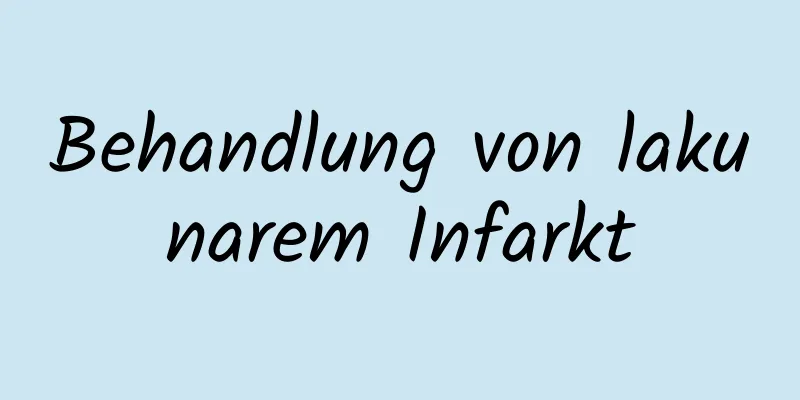 Behandlung von lakunarem Infarkt