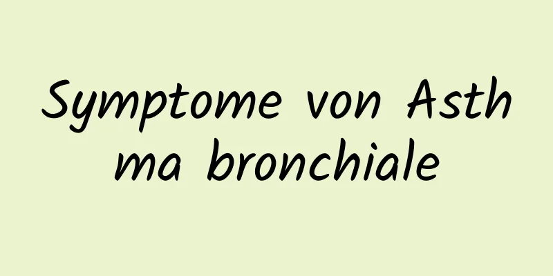 Symptome von Asthma bronchiale