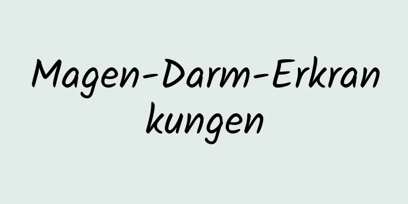 Magen-Darm-Erkrankungen