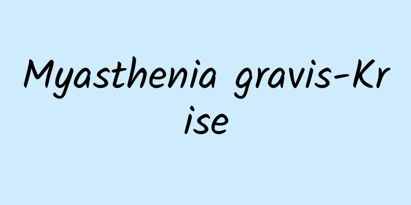 Myasthenia gravis-Krise