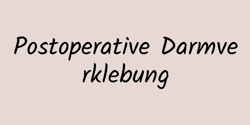 Postoperative Darmverklebung