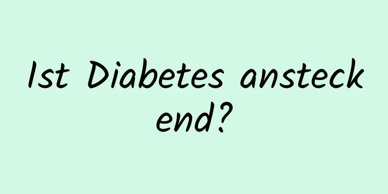 Ist Diabetes ansteckend?