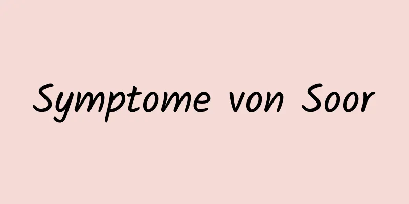 Symptome von Soor