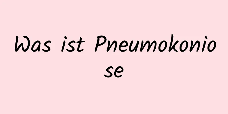 Was ist Pneumokoniose