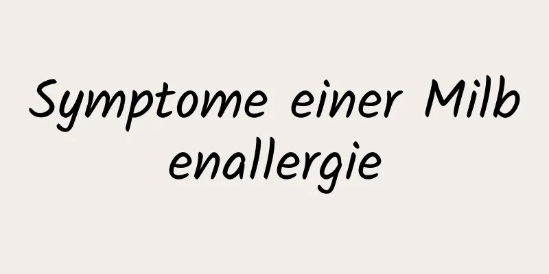 Symptome einer Milbenallergie