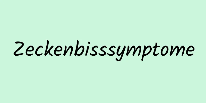 Zeckenbisssymptome