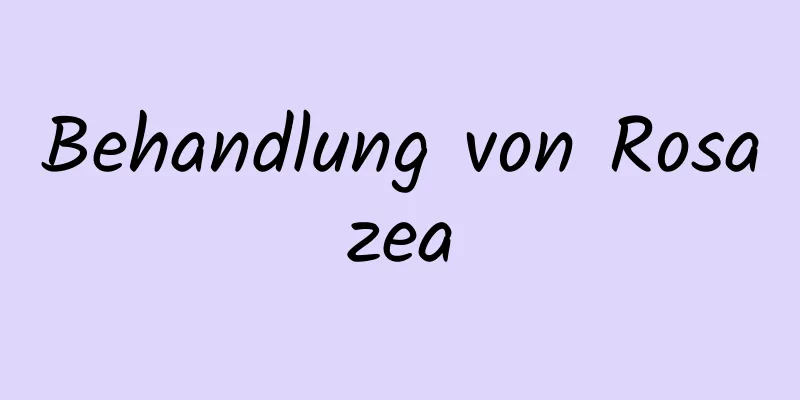 Behandlung von Rosazea