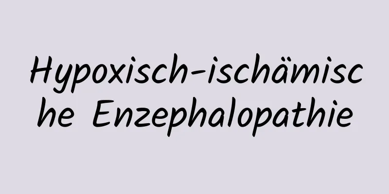 Hypoxisch-ischämische Enzephalopathie