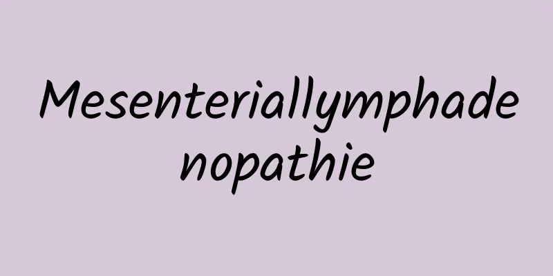 Mesenteriallymphadenopathie