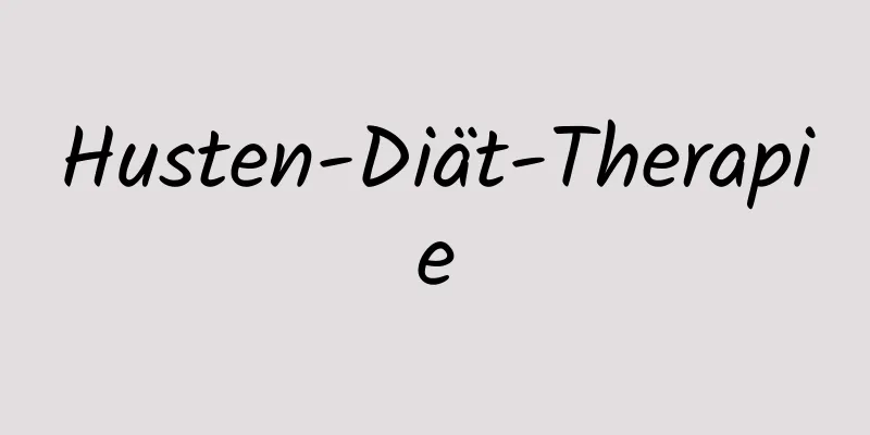 Husten-Diät-Therapie