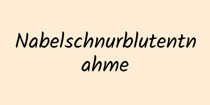 Nabelschnurblutentnahme