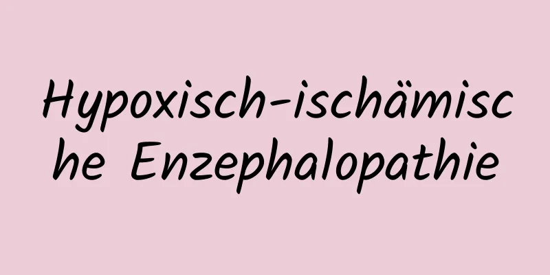 Hypoxisch-ischämische Enzephalopathie