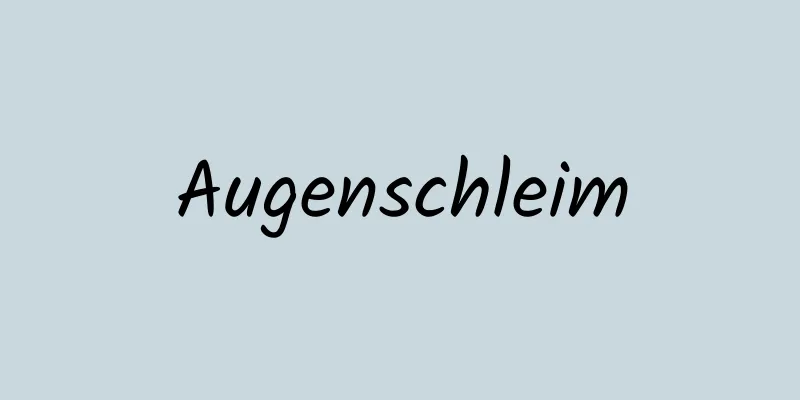 Augenschleim