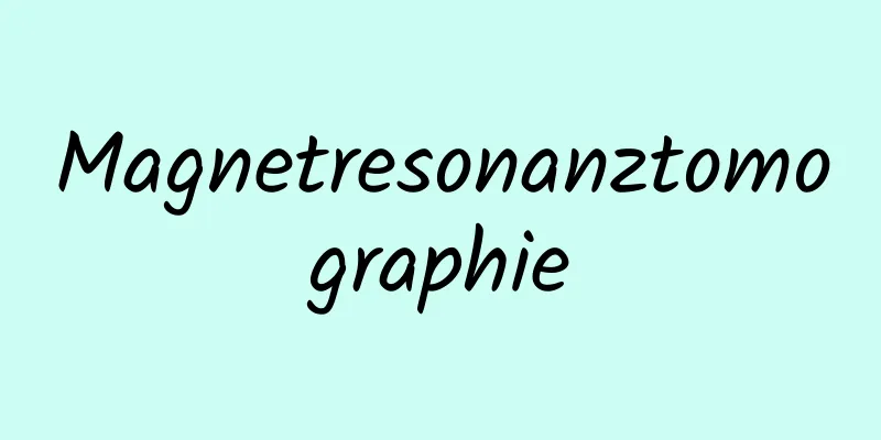 Magnetresonanztomographie