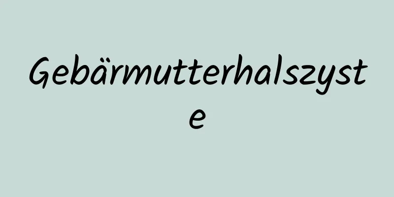 Gebärmutterhalszyste