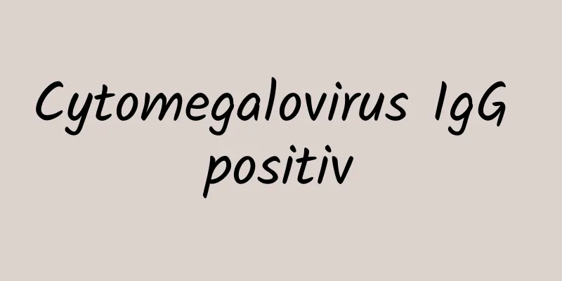 Cytomegalovirus IgG positiv