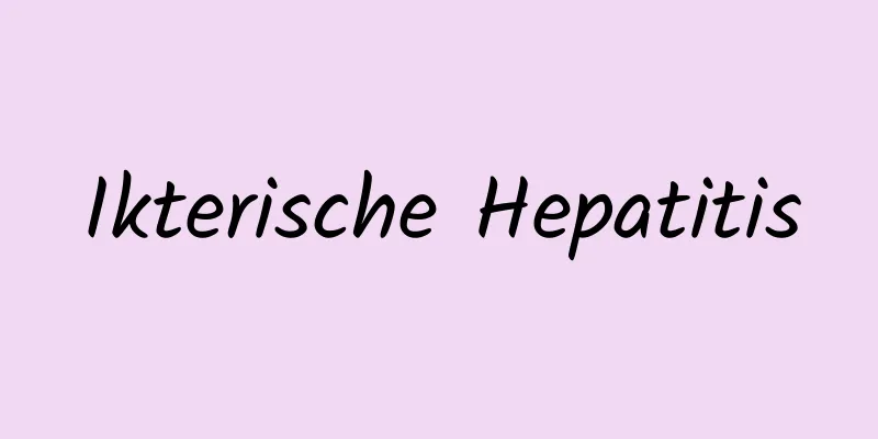 Ikterische Hepatitis