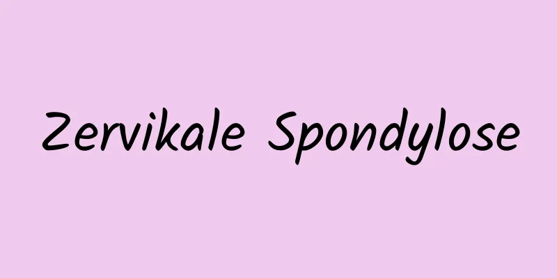 Zervikale Spondylose