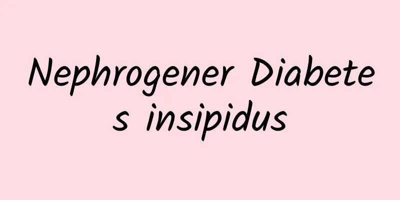 Nephrogener Diabetes insipidus