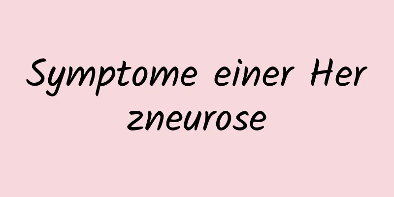 Symptome einer Herzneurose