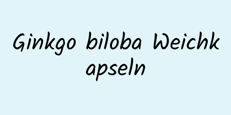 Ginkgo biloba Weichkapseln