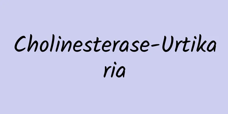 Cholinesterase-Urtikaria