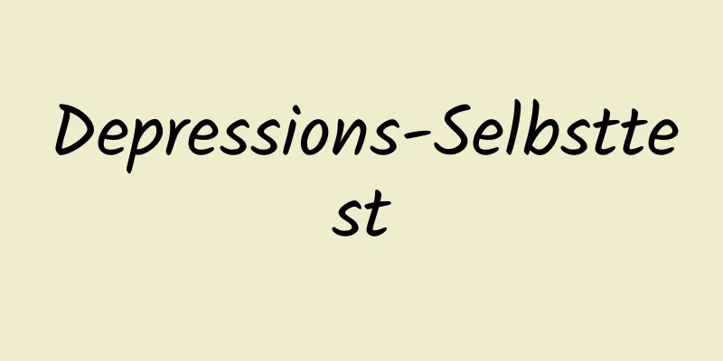 Depressions-Selbsttest