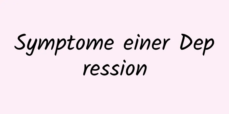 Symptome einer Depression