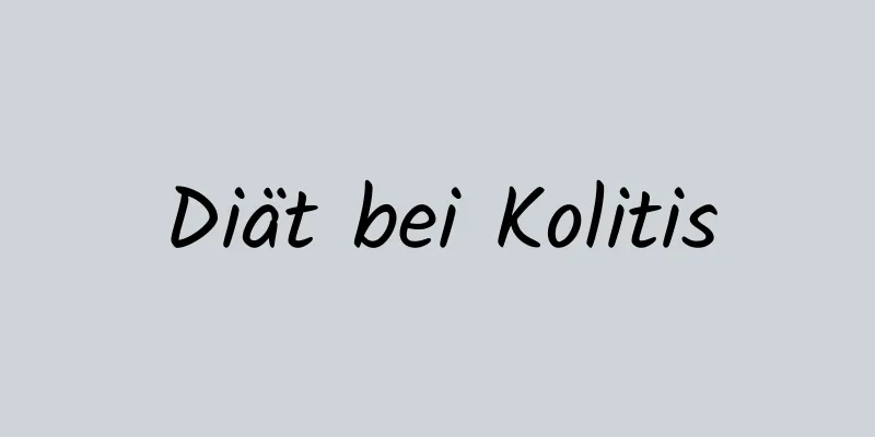 Diät bei Kolitis