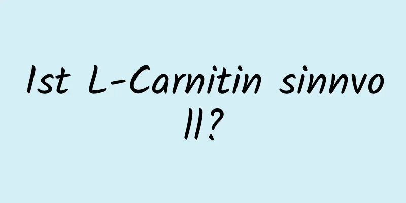 Ist L-Carnitin sinnvoll?