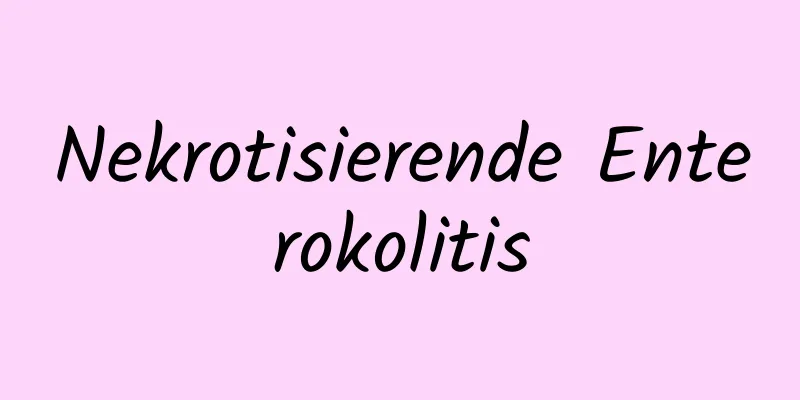 Nekrotisierende Enterokolitis