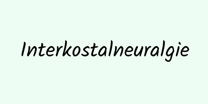 Interkostalneuralgie