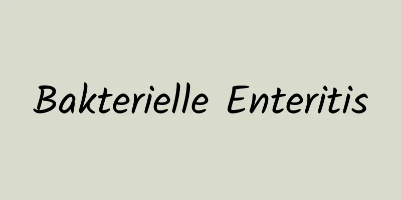 Bakterielle Enteritis