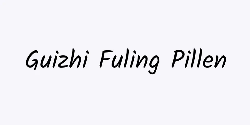 Guizhi Fuling Pillen